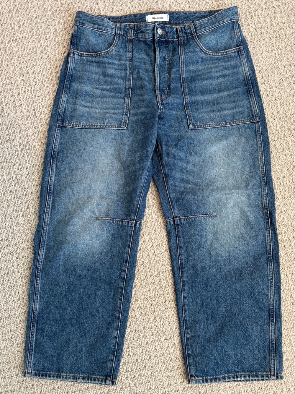 Women’s Madewell Darted Barrel Leg Denim - Size 30